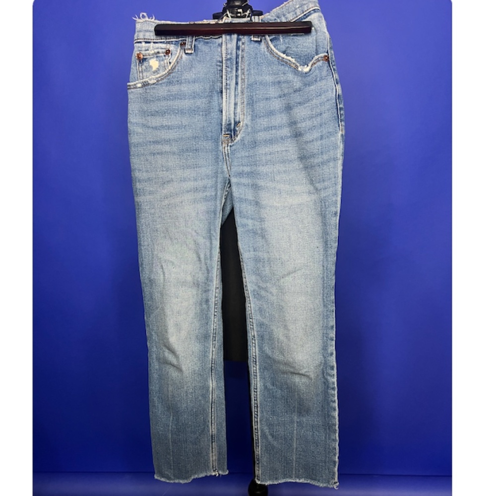 Abercrombie Ankle Straight Leg Jeans